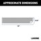 Luverne Truck Equipment GRIP STEP XL 9-1/2IN STEEL PASSENGER-SIDE RUNNING BOARD (NO BRACKETS) 495154 - alternate 3